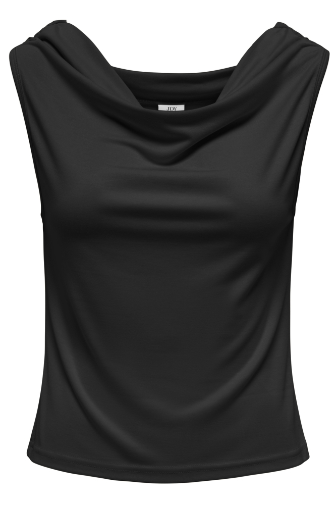 JDYESTER S/L WATERFALL TOP JRS 15351679 BLACK